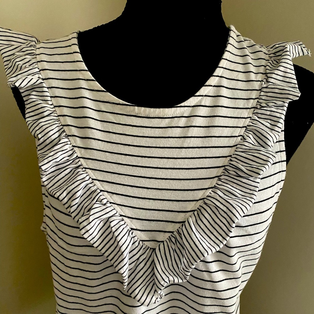 Striped sleeveless top, Maeve by Anthropologie